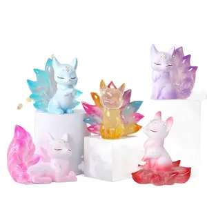 Internet Famous Nine Tailed Fox Guofang Mystery Box Collectible Figurine