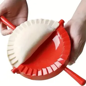 Empanada Maker Press 6 Inch - Professional Empanadas - Mold Ravioli Dumpling Wrap, Tortilla Folder, Wonton Dough Press 2-in-1 Cutter Sealer, Pierogi, Calzone, Hand Pot Pie Maker Wraper