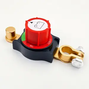 2025 New Top Post Battery Disconnect Switch,12-48V Car Battery Kill Switch,Terminal Blocks are .67in and .83in,Battery Disconnect Switches are Mainly Used in Automobiles, Rvs, Boats, Solar Panels