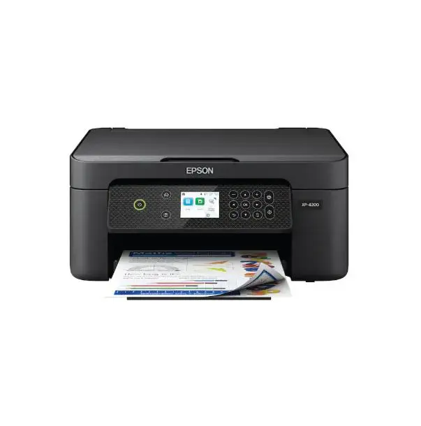 Epson XP-4200 Expression Home All-in-1 Wireless Compact Black Inkjet Printer - Home Office Color Printing Device