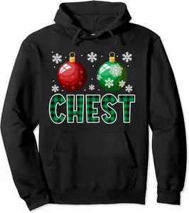 Chest And Nuts Christmas Matching Couple Chestnuts Funny Pullover Hoodie - Kadashya Shop 42B0CK6RL9HW