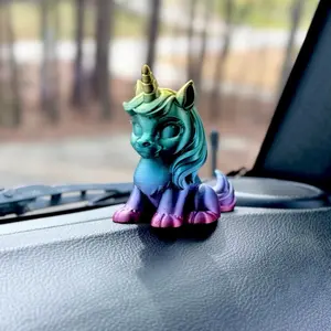 Car Dash Unicorn - With Sticky Dot