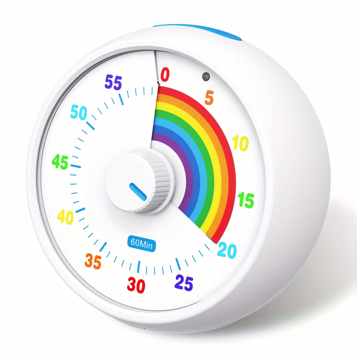 Visual Countdown Timer, 60-Minute Timer Suitable for Classrooms, Offices, Kitchens, And Desktops, Featuring Silent Operation for Effective Time Management