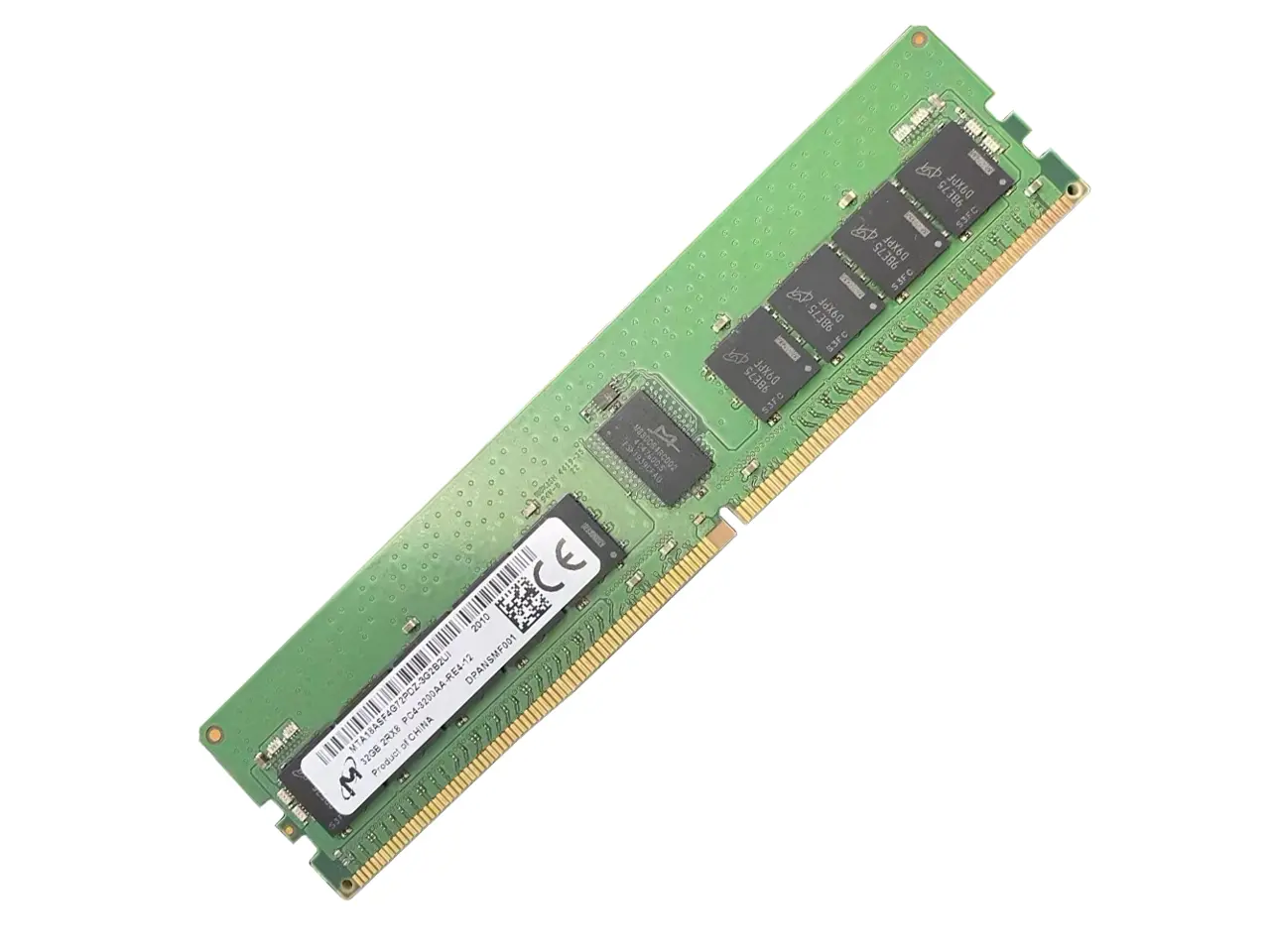 Micron MTA18ASF4G72PDZ-3G2B2 32GB DDR4-3200 2Rx8 LP ECC RDIMM MEMORY Micron MTA18ASF4G72PDZ-3G2B2 32GB DDR4-3200 2Rx8 LP ECC RDIMM MEMORY