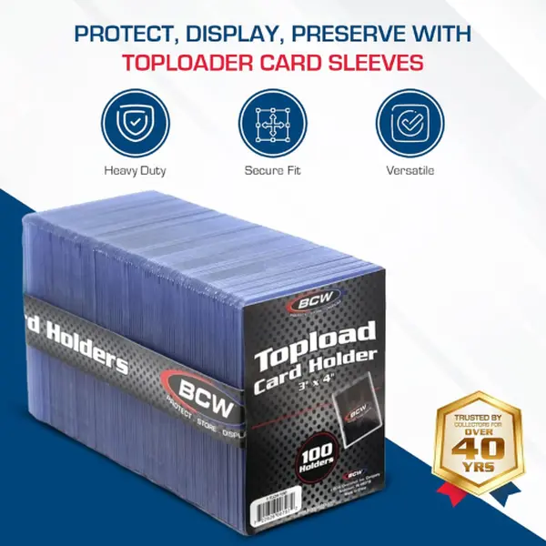 bcw 100 count card toploaders and card sleeves BCW Resealable Team Set Bags main image 1