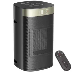 R.W.FLAME 1500W Space Heater, Fast Heating & Energy Saving Portable Electric Heater with Remote, 5 Modes Adjustable Thermostat 24H Timer, Safe Quiet for Bedroom Office Home Use