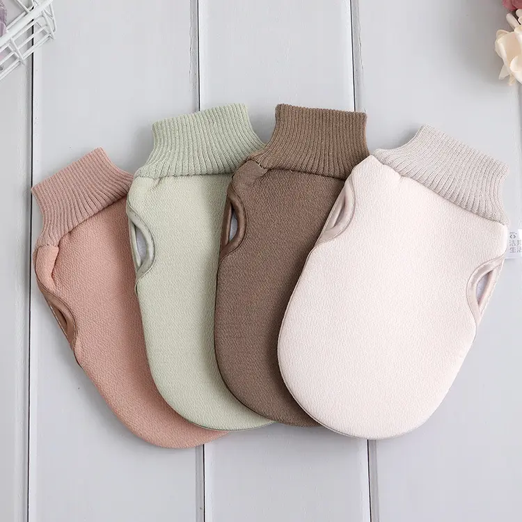 Exfoliant Scrubber Glove Set, Long Stretchable Mesh Bath Exfoliating Back Scrub Towel - Beauty Products for Softening, Body Wash Net Exfoliating Mitts & Gloves Shower Accessories for Men & Women, Personal, All Size, Bath Gloves