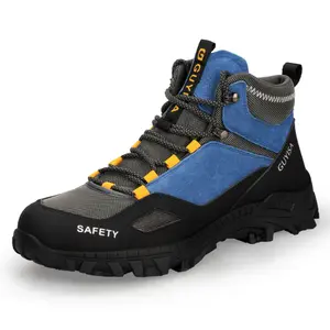 Steel Toe Work Boots For Men Safety Non Slip Comfortable Boots Industrial & Construction Boots