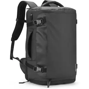 Travel Backpack 40L TSA Friendly Flight Approved Carry- Luggage,  Business  Backpack Fits 17.3 Inch Laptop,  Weekender Bag with Shoe Compartment, Black