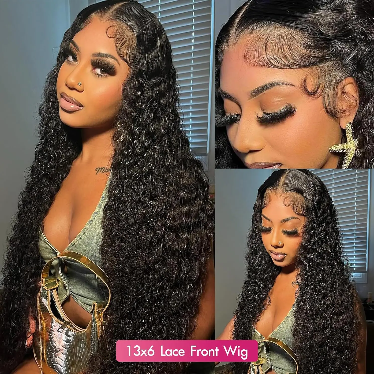 13*6 Water Wave Lace Wig