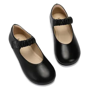 koppu Girls Mary Jane Shoes Soft Sole Comfortable Ballerina Flat Ballet Dress Shoes for Little Kids Patent Leather School Wedding Party Wide Feet Friendly