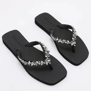 Trendin Mode Women's Beach Flip Flops Non-Slip Sole, Lightweight & Comfortable Slippers Summer Sandals