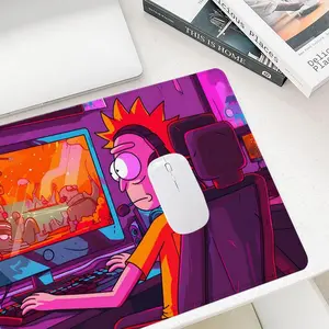 Anime Pattern Mouse Pad, Anime Mousepad, Rectangle Gaming Mouse Pad, Office Desk Keyboard Mat for Home Office Game Room Desk