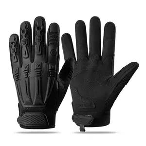 Full Finger Tactical Gloves for Men Women, Knuckle Protection Anti-Slip Palm Breathable Wear-Resistant Impact-Resistant Gloves for Airsoft, Tactical Training, Hiking, Fishing, Outdoor Work, Cycling & Sports Activities