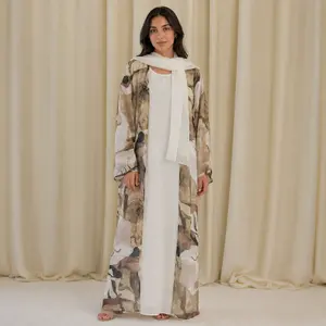 Dalia Abaya - Brown Dalia Abaya - Brown