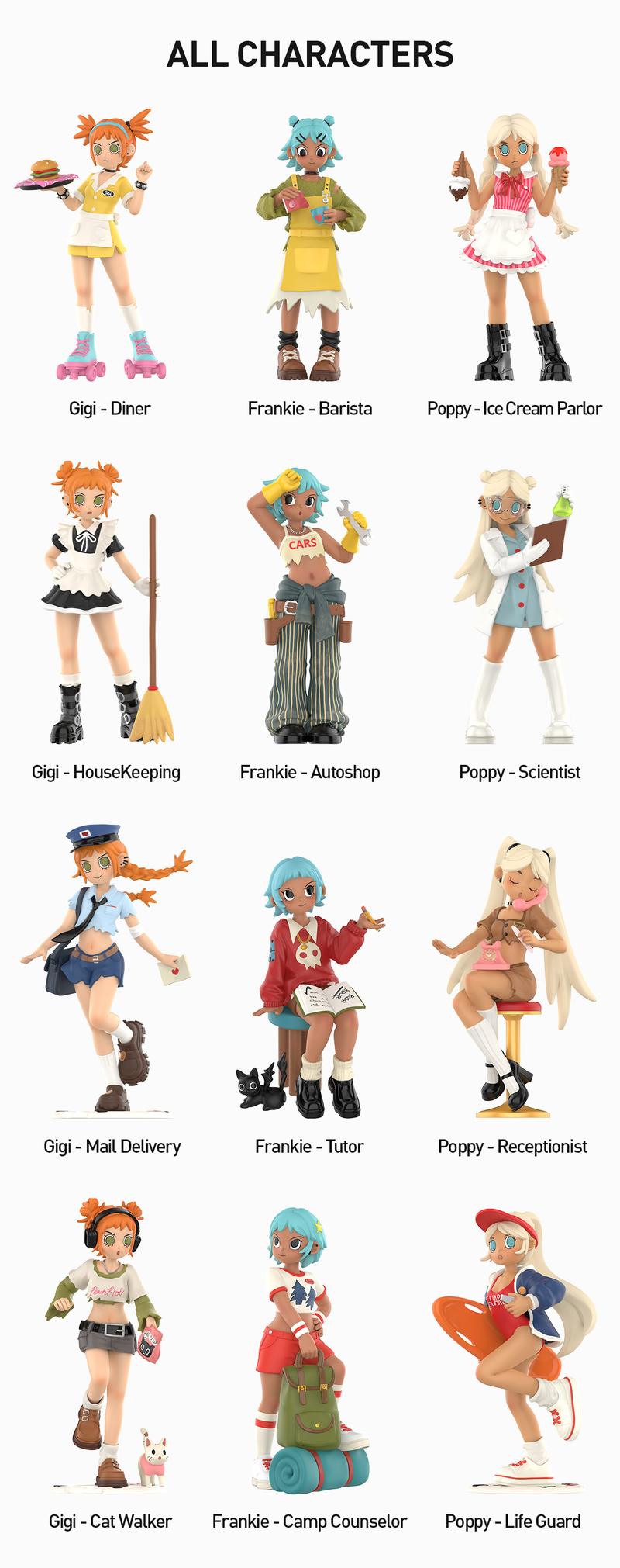 POP MART Peach Riot Rush Hour Series Figures