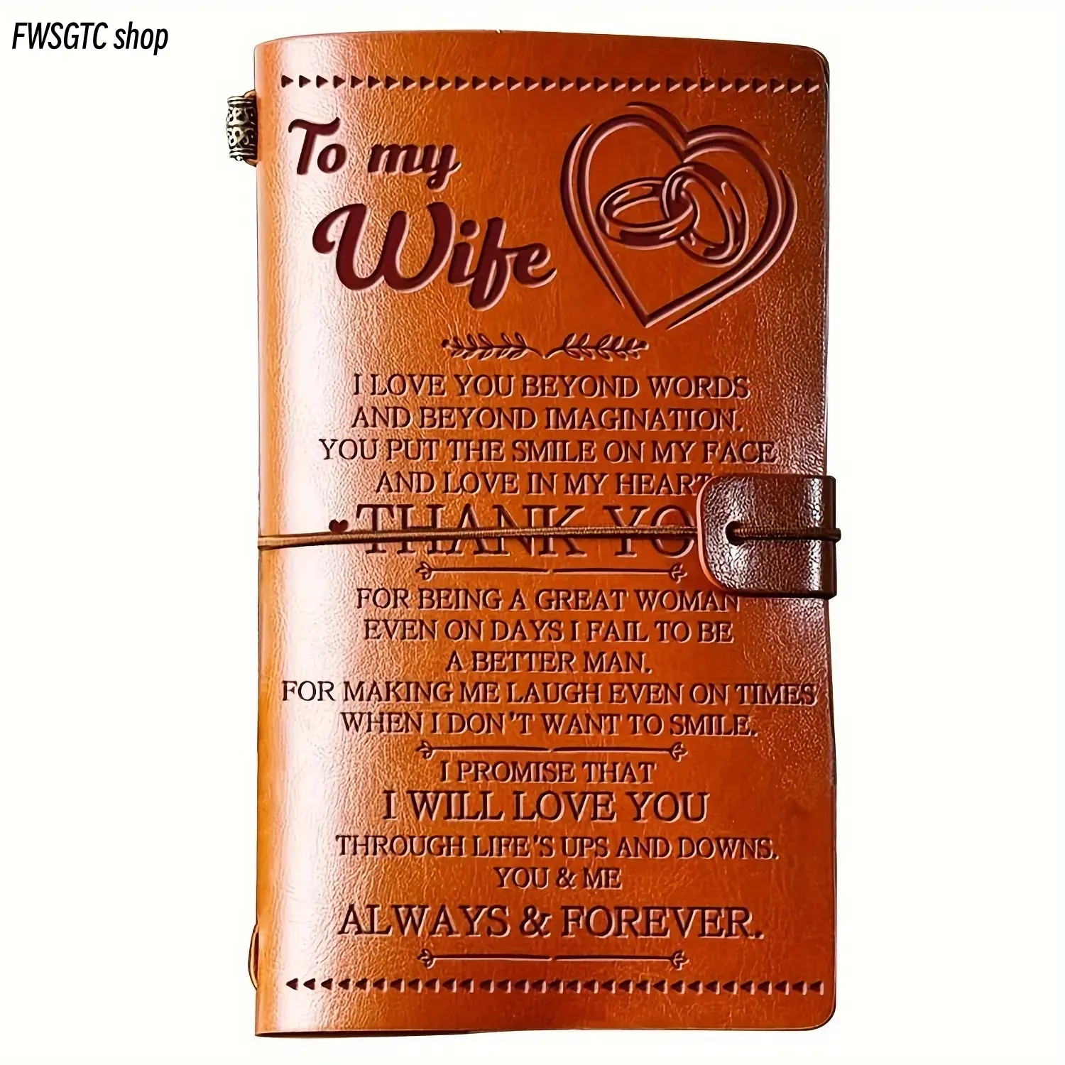 2026 New Arrival Modern Faux Leather Hardcover Refillable Journal, 1-Pack 140 Pages Notebook, Premium Office Stationery, Thoughtful Anniversary & Wedding Gift for Spouse