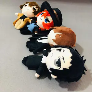 BSD Anime Plush Doll Dazai Osamu Nakahara Chuya Akutagawa Ryuunosuke plushies Toy Cute Soft Stuffed Pillow Kids Birthday Gift