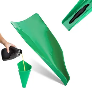 1 PACKFlexible Oil Funnel – Spill-Free, Reusable & Portable, Bend to Any Shape for Tight Spaces