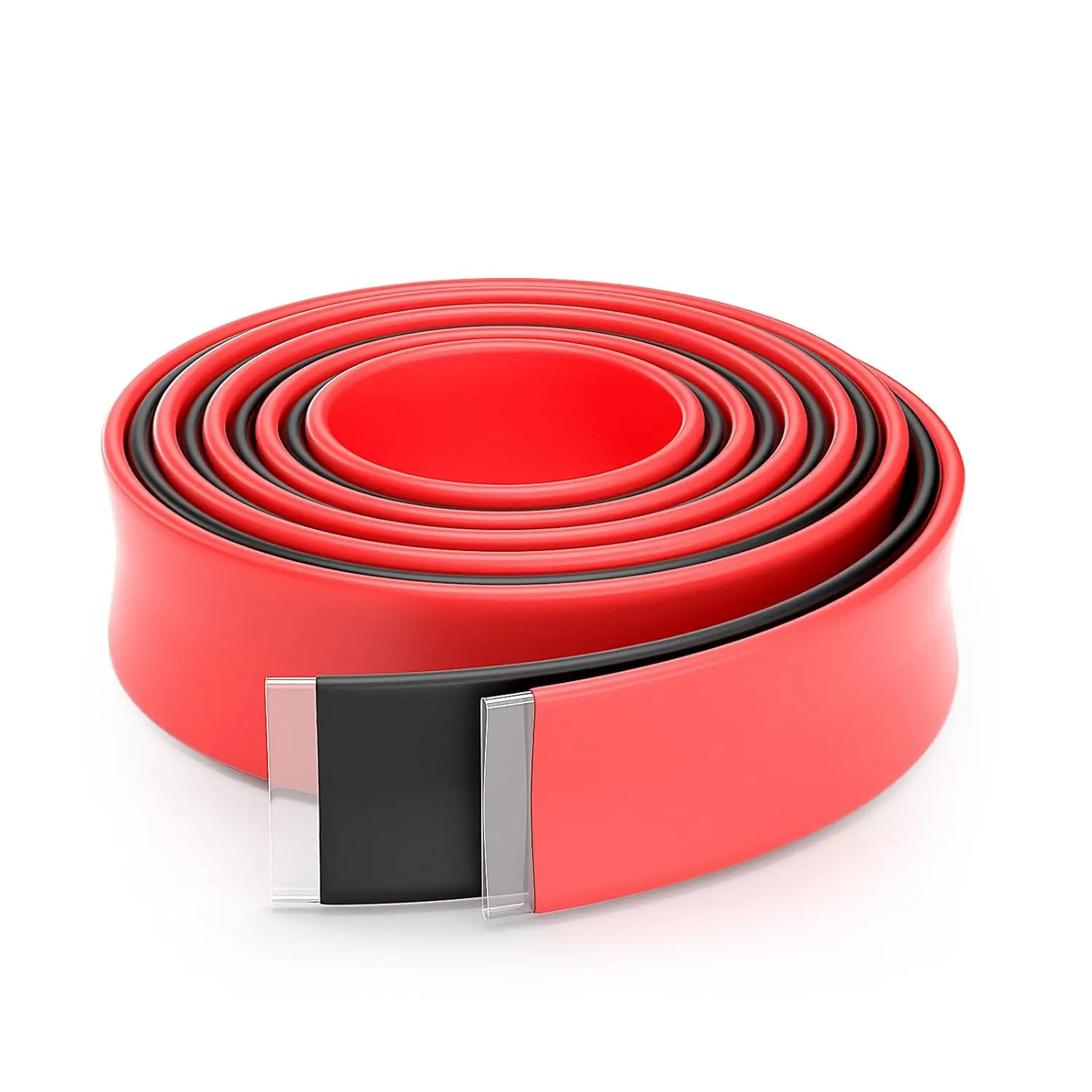 1 Inch 8 Ft  Heat Shrink Tubing Roll, 3:1 Large Marine Grade Adhesive Lined Heatshrink Tube, Dual Wall Wiring Wrap Seal Against   Air Leakage, 4 ft Black & 4 ft Red