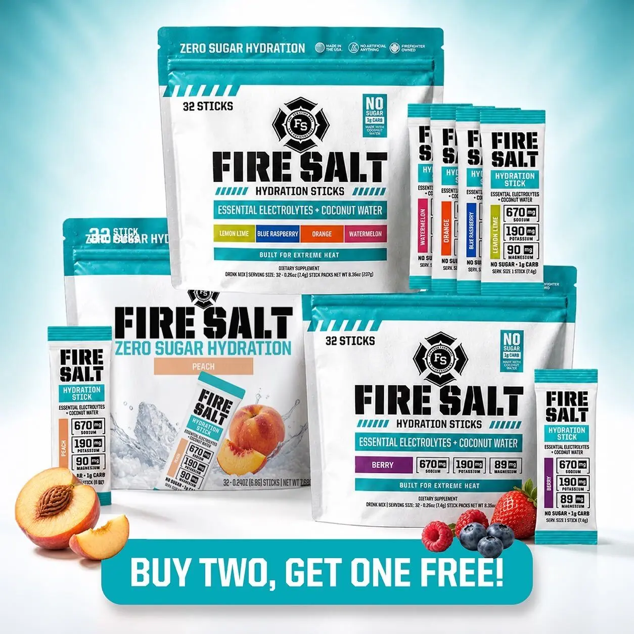 Fire Salts Best Selling Flavor Bundles (3-Pack)