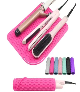 Heat Resistant Silicone Pads, Non-slip Non-heat Pads, Silicone Insulation Pads, Suitable for Hairdressing Tools Hot Irons - Travel Essentials - Mother's Day Valentine's Day Birthday Gifts