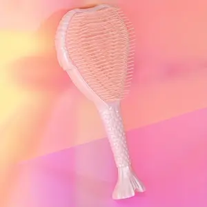 Massage Hair Comb, No Knots, High Elasticity, Dry and Wet Use, Smooth Hair, Comfortable Scalp Massage, Random Color, Single Item