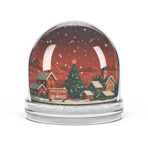 Snow Globe — 'Welcome to Mars' Holiday Keepsake