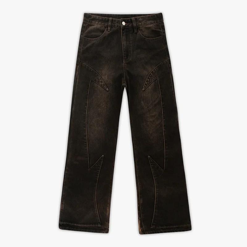 Casual jeans American Vintage Splicing Heavens Eclipse Pattern Seams Embroidery Jeans Y2K Gothic Men Women Hip Hop Fashion Street Style Jeans shop gym shorts Thermal Night Vision fashion clothes autumn casual wear summer beach Casual jeans American Vintage Splicing Heavens Eclipse Pattern Seams Embroidery Jeans Y2K Gothic Men Women Hip Hop Fashion Street Style Jeans shop gym shorts Thermal Night Vision fashion clothes autumn casual wear summer beach