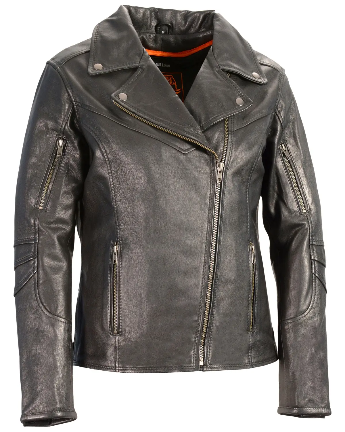Milwaukee Leather Women's Women'S Lightweight Long Length Vented Biker Jacket - 3Xl