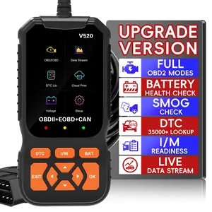Professional Obd2 Scanner Diagnostic Tool, Enhanced Car Engine Code Reader Reset, 35,901 Dtc Cloud Printing I/m Ready Obdii Eobd, Cloud Printing Function