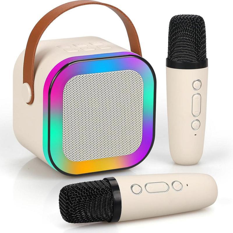 NEW Hot K12 Bluetooth Speaker Portable Home Cute Karaoke Mini Wireless Audio with Microphone K Song Family Singing Machine