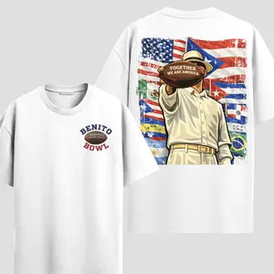 america benito front and back shirt, america x puerto rico bowl shirt for fan, shirt for men and women