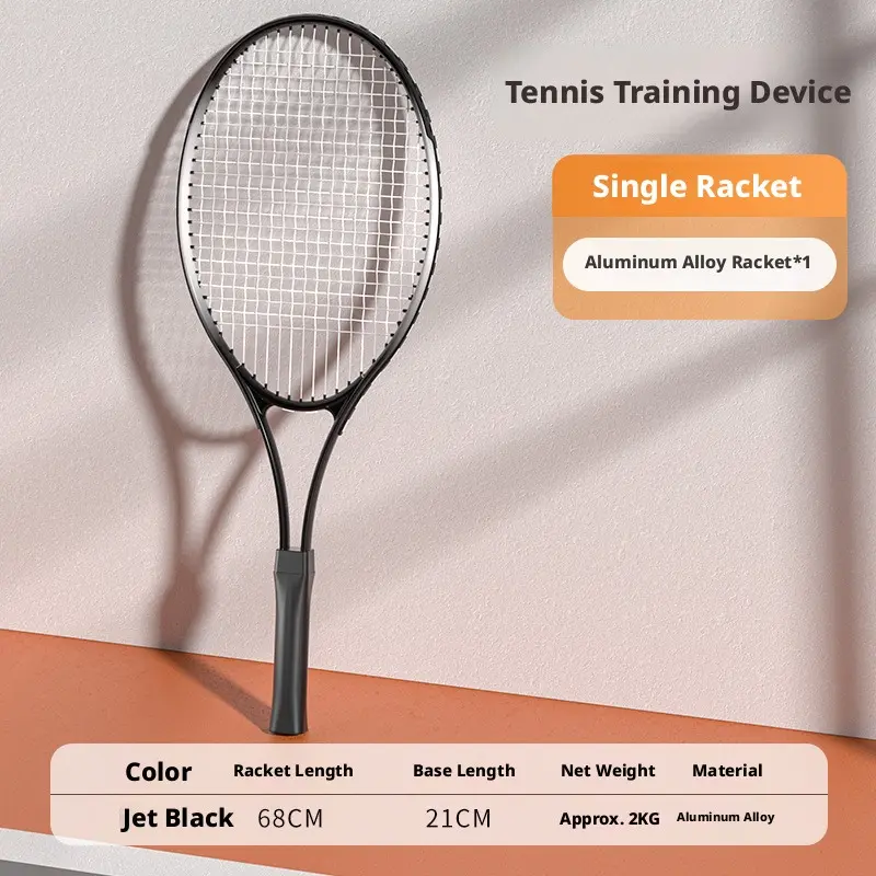 Unisex 2-Pack 27" Aluminum Tennis Rackets for Novice Adults - Tri-Y Joint Stability, Vibration Dampening, Large Sweet Spot, Comfortable Grip, 3 Balls, 2 Overgrips, Carry Bag for Couples, Beginner Play, Birthday Gifting, Birthdays, 27" Racket, Families, St