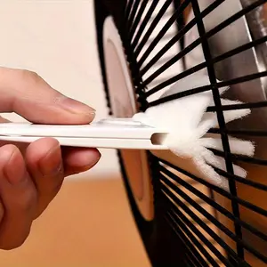 1pc Electric Fan Blind Curtain Washing Brush & Crevice Cleaning Brush - Perfect for Car Air Conditioner Vent Dust Removal! Household Cleaning Tool