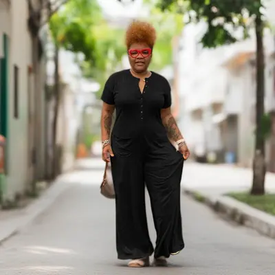 Apple Body Jumpsuit Body Type Apple Body Shape Outfits Women