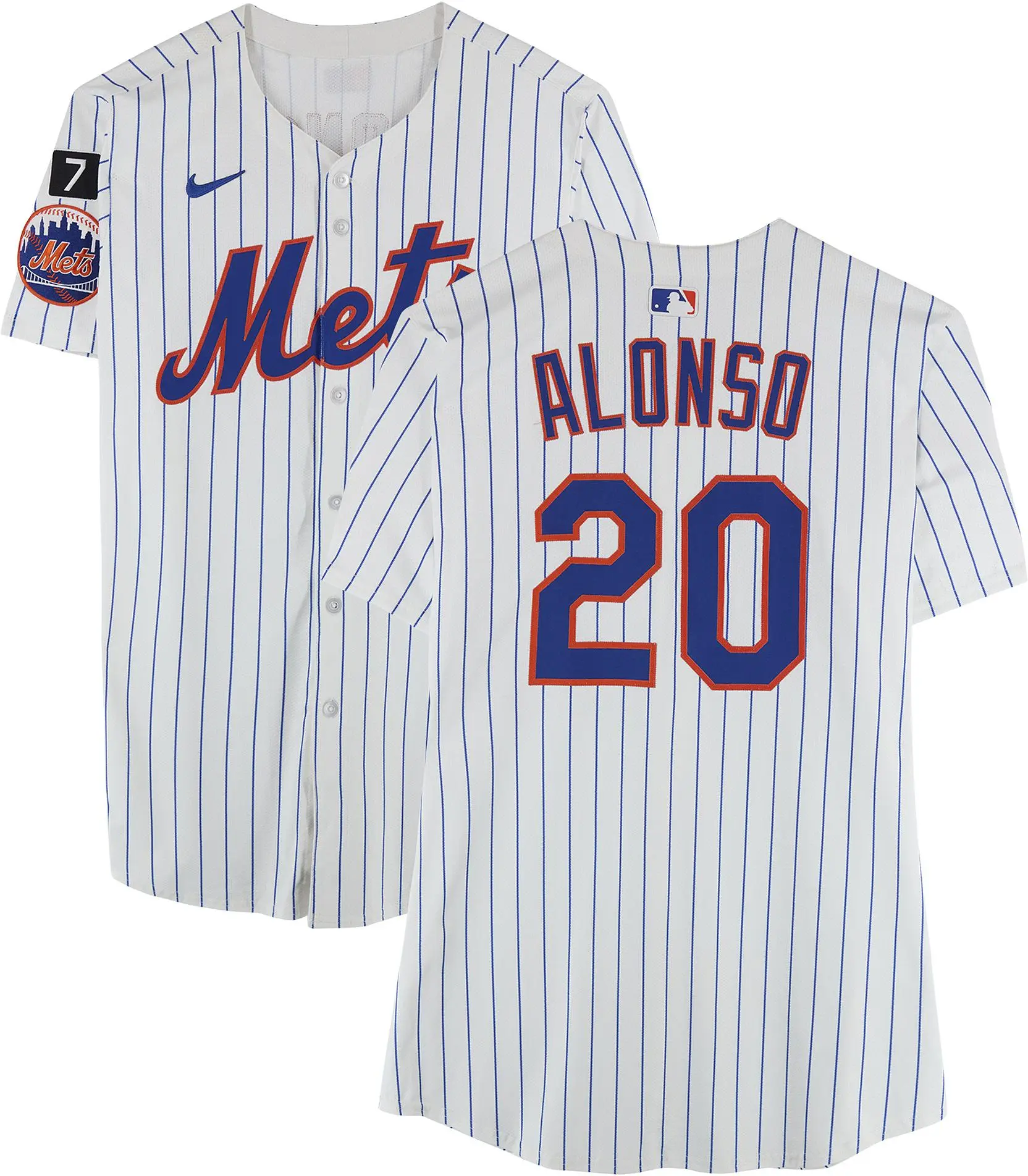Pete Alonso New York Mets Player-Issued #20 White Jersey from the 2025 MLB Season - Fanatics Authentic Certified