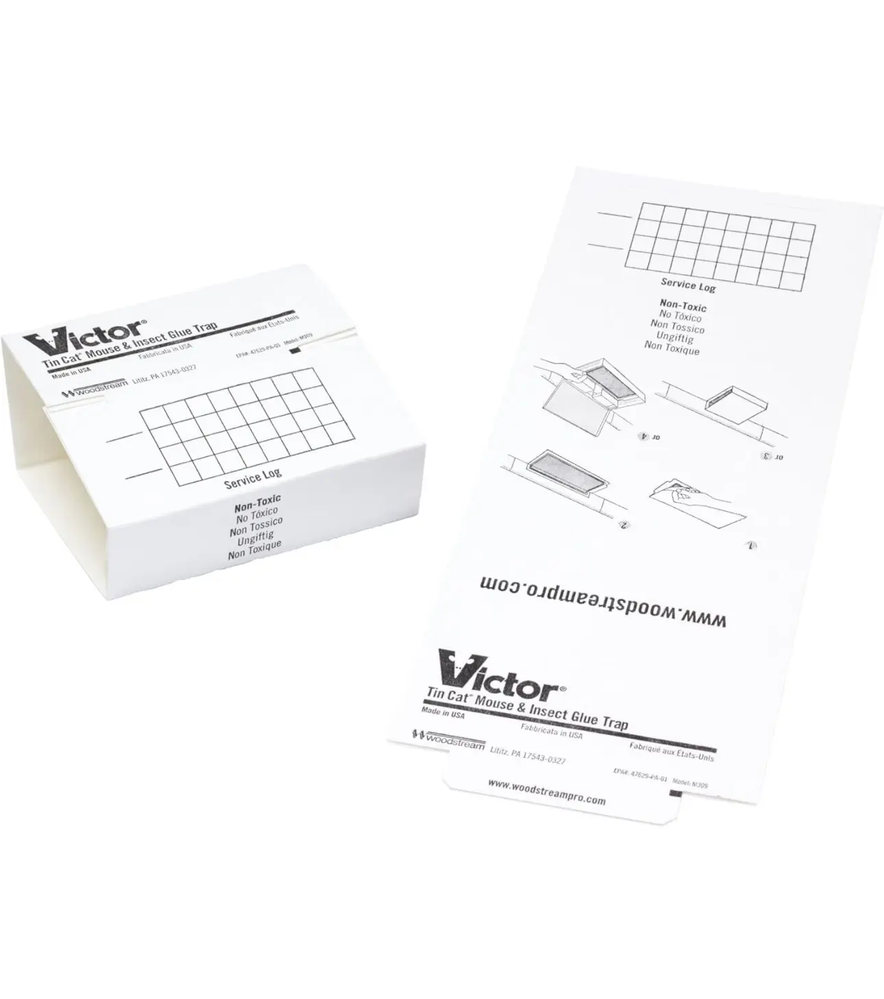 Victor Professional Glue Boards for Insect and Rodent Monitoring - 10 Glue Boards
