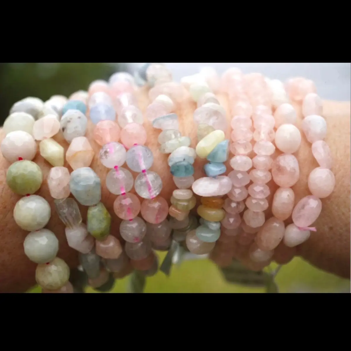 Bracelet Chip Pink 4-9mm