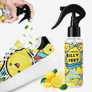 Lemon Fresh Foot Spray - Fine Mist & Even Application - Deodorizes, Dries & Refreshes - Ideal for Shoes, Socks & Active Lifestyles - Foot Care Product, Deodorant, Scent