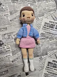Crochet doll Eleven from Stranger Things
