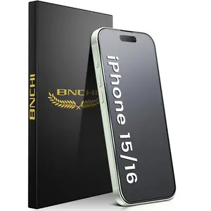 BNCHI 3 Pack Matte Screen Protector For iPhone 16 /15, 9H Tempered Glass Film Anti Fingerprint Anti Glare Smooth as Silk