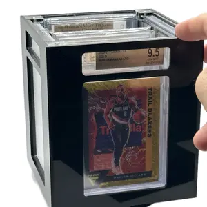 BGS Slab Spinner - Fits BGS slabs perfectly in the slots, UV protection - store in the middle, removable magnetic lid