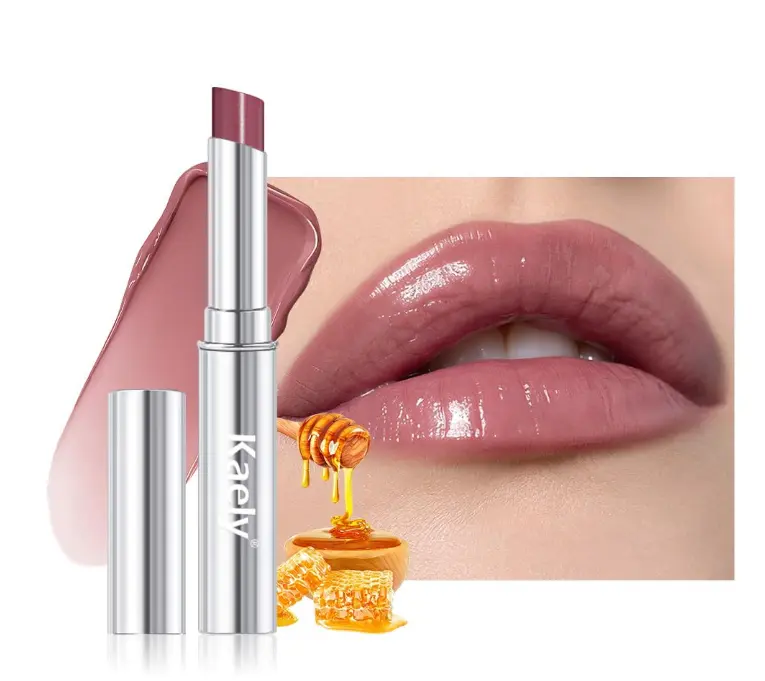 evpct Mauve Honey Lipstick Moisturizing Tinted Lip Balm for Older Women | Hydrating Formula Tinted Lip Oil Stick, Sheer Lightweight Softening, Shine Glowy Lipgloss Lips Color Tint Stain, Cruelty-Free