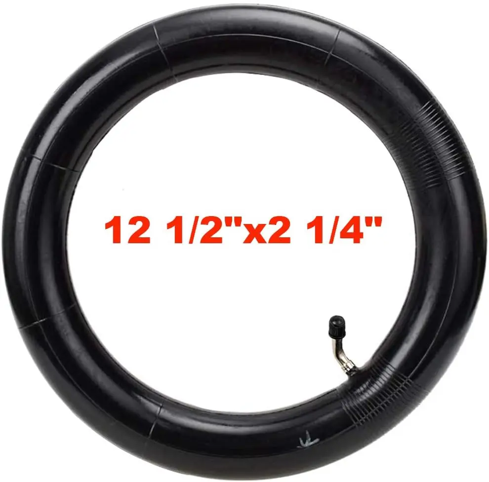 1-Pack 12.5" Scooter Inner Tube 12 1/2 x 2 1/4 Angled Valve Stem 12.5" x 2.25" Tube Compatible with 12.5X1.75 12.5 X 1.95 12.5 X 2.125 12.5 x 2.25   and Scooter Tire Tube