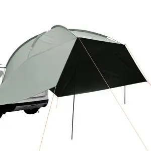 Vehicle Awning - Large 10' x 7' Shade Coverage Car Side Awning with PU2000mm UV50+ Protection, Extended Side Canopies, Portable Storage Bag, Weather Resistant, Easy Setup, Suitable for Trucks, SUVs, Vans, Campers