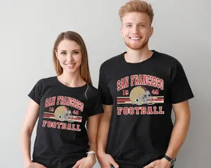 Distressed San Francisco Football Shirt SF Football Crewneck Retro Niners Shirt Gift for 49ers Football Fan San Fran 49 Gift Game Day Cotton Top