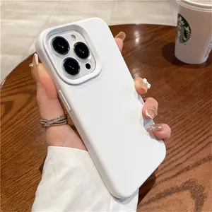 Original Liquid Silicone Case For iPhone 17 Air 17 16 15 14 11 13 12 Pro Max Mini XR X XS 8 7 6 Plus Luxury Phone Cases Shockproof Soft Cover
