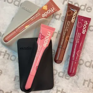 Rhode Snap-On Lip Gloss Holder Case with MagSafe Magnetic Back for Apple iPhone