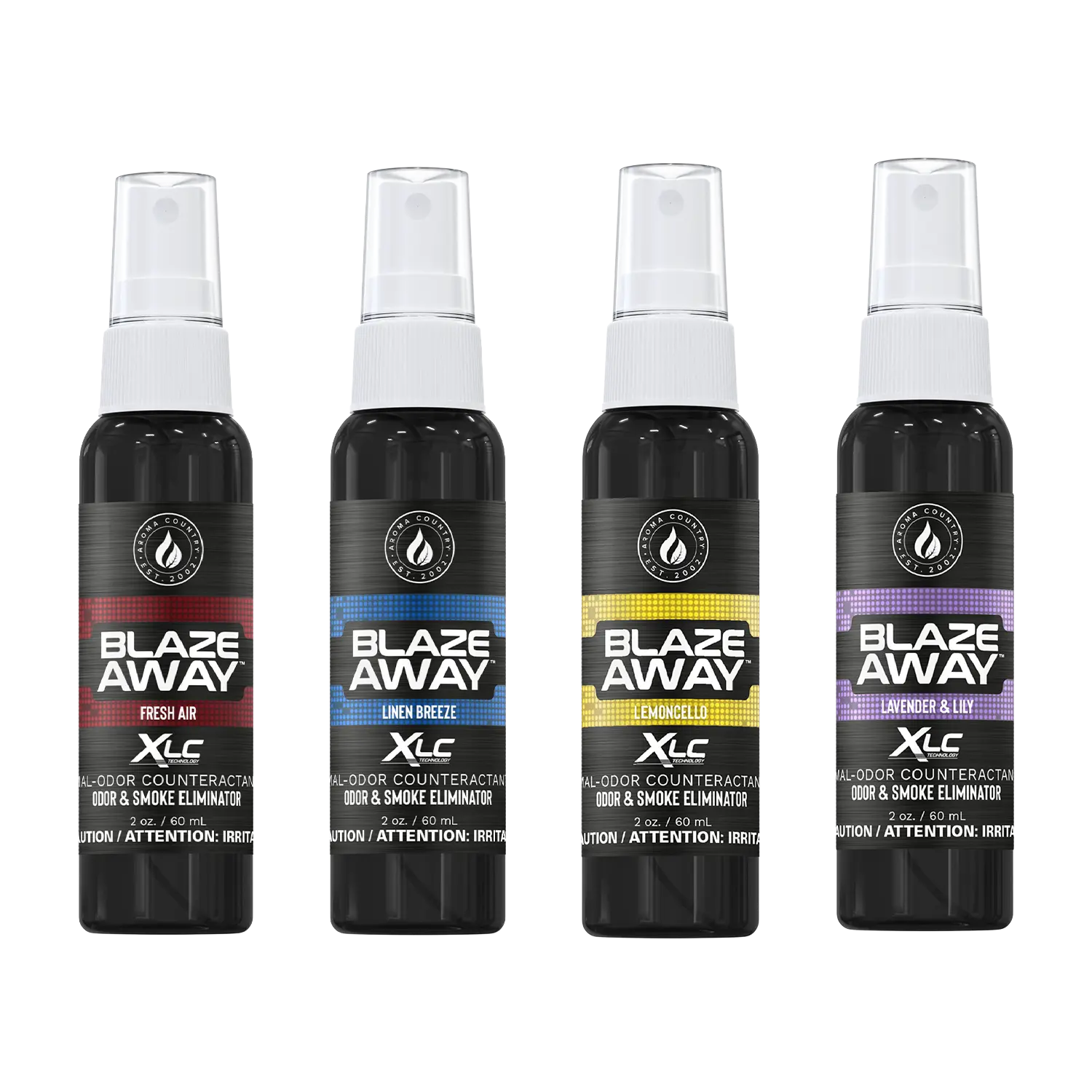 Blaze Away XLC Mal-Odor Counteractant - Essential Oil Scented Odor Elimination Fragrance Spray for Home & Commercial Use